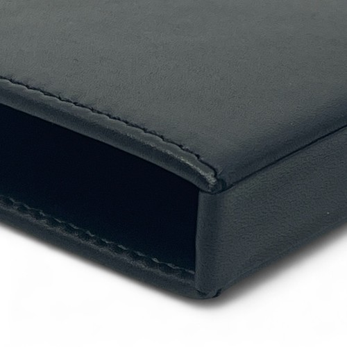 Coach Structured Business Card Holder 4568 Black Leather w/ Box - Picture 14 of 23