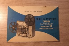 Bell & Howell Model 356 Movie Projector Instruction Manual Book Booklet Guide