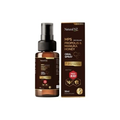Natural New Zealand MPS NZ Propolis &Manuka honey (MGO 830+) Oral Spary 30ml
