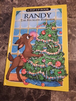 Randy the Reckless Reindeer Pop-Up Book 1992 Good Times Publishing