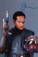 JAY LAGA'AIA signed Autogramm 20x30cm STAR WARS in Person autograph COA