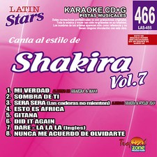 Karaoke Latin Stars 466 Shakira Vol. 7