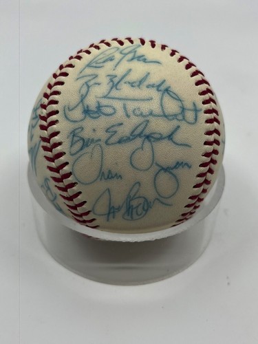 1990s Detroit Tigers Sparky Anderson Trammell Team Signed Autograph Baseball - Picture 5 of 6