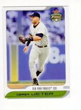 2002 Fleer Focus JE Derek Jeter (HOF) #100 NY Yankees Free Shipping