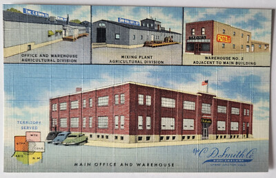 1950 ADVERTISING PC C D SMITH CO WHOLESALERS GRAND JUNCTION CO TEICH NOS MINT *