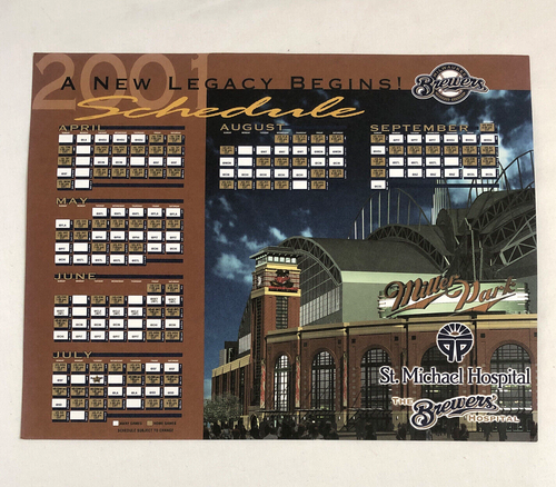 Milwaukee County Stadium Legacy of Memories Certificate Brewers 1953-2000 - Picture 2 of 2