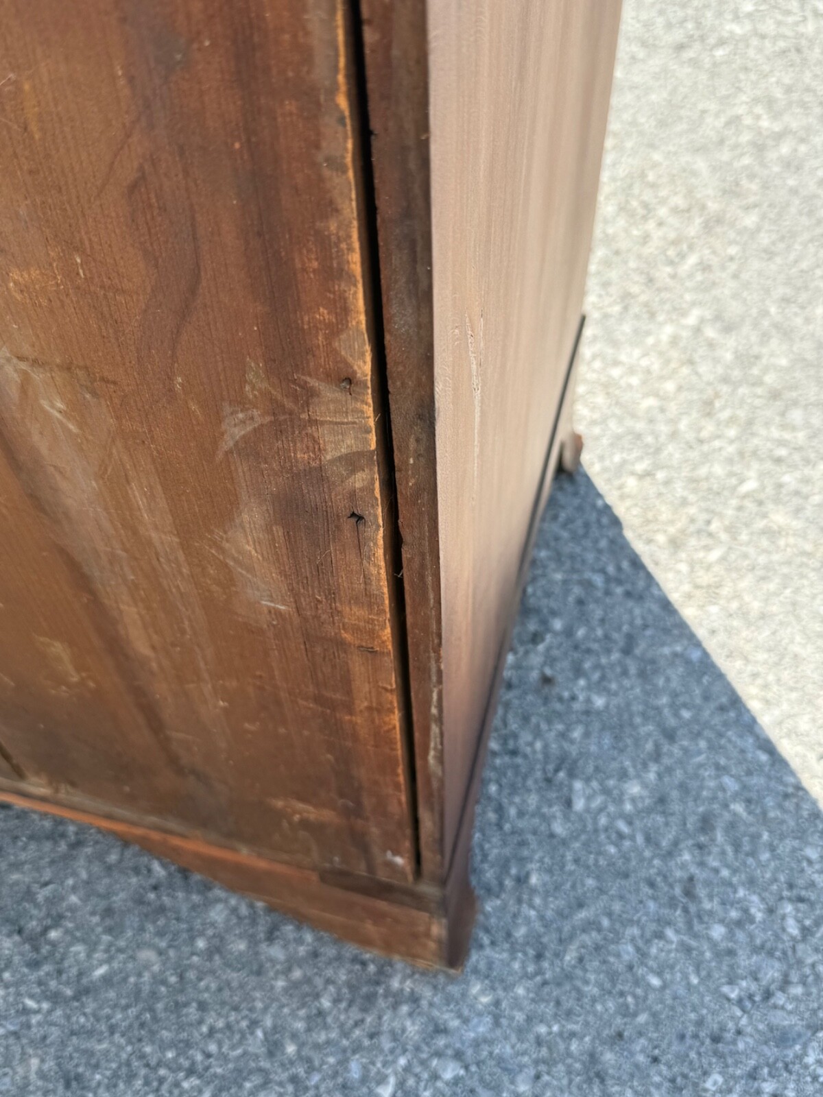 Antique Cherry Hepplewhite inlaid dresser chest of drawers 1800 Mid Atlantic