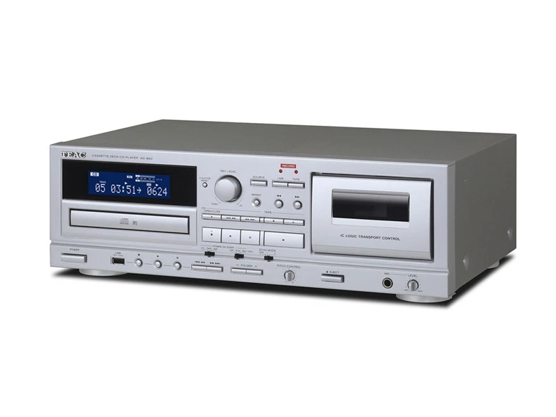TEAC AD-850 CD / Cassettes Tape Player USB Microphone input from Japan DHL Fast