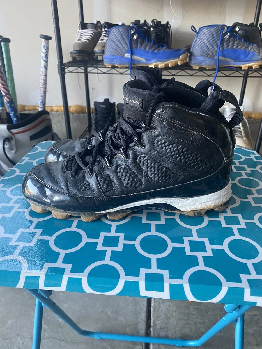 Jordan 9 hotsell baseball cleats metal