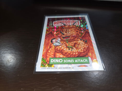 C22: Horrorible Kids Series 9 DINO Sores Attack FOIL #297a GPK Garbage Pail Kids - Picture 2 of 5