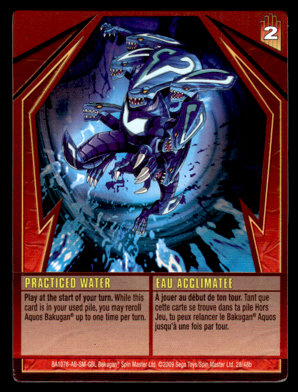 Bakugan Card - Practiced Water (Phosphos) - Ability - Gundalian