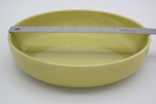 Bauer Mid Century Low Bowl in Chartreuse 10 1/2" - Picture 4 of 6