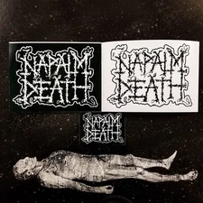 Napalm Death 5 x 4" Waterproof Vinyl Sticker Decal [💪 HQ Durability!] Grind