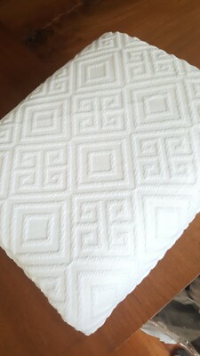 Lumatex Luma Home Collection White Diamond Woven Coverlet Portugal