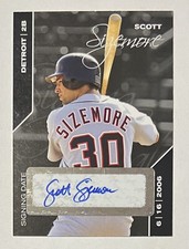 Scott Sizemore 2006 Just Minors Black Edition Auto Autograph Card #122 - 11/25