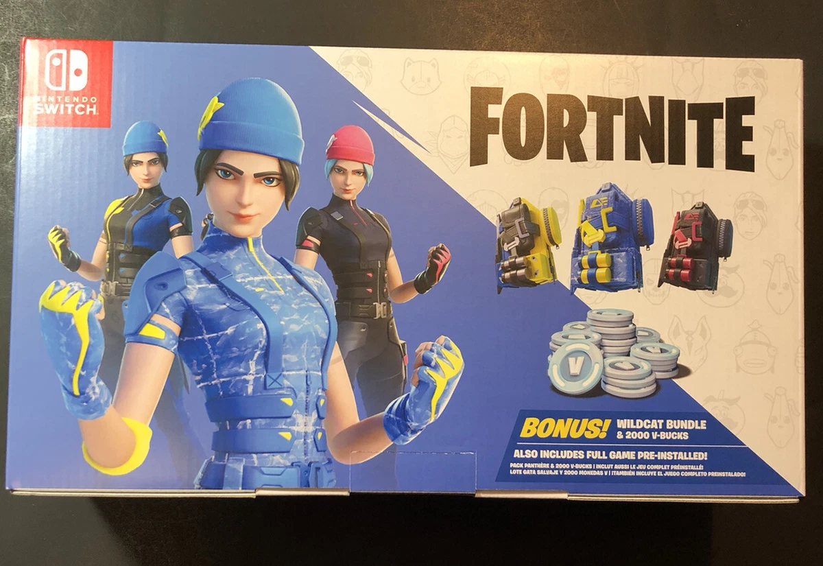 Nintendo Switch Fortnite Wildcat Bundle