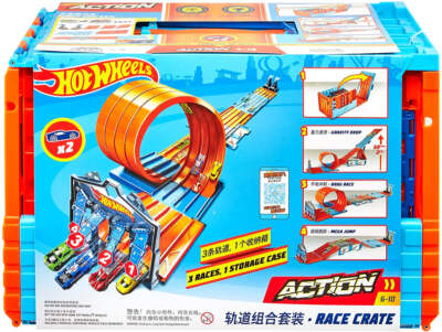 Hot Wheels Track Builder System Rennkiste Spielset