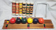 Sportcraft wooden Croquet Set with Travel Case