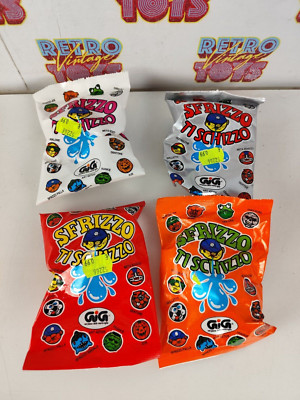4 Sachets Sfrizzo Ti Schizzo Random Colors Gig Frizzo El Greco Sealed New