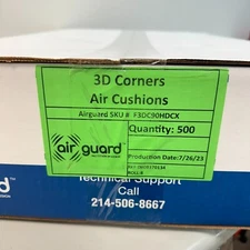 Air Guard 3D Corners Air Cushions 500 Pcs in Box Protective Void Fill Packaging