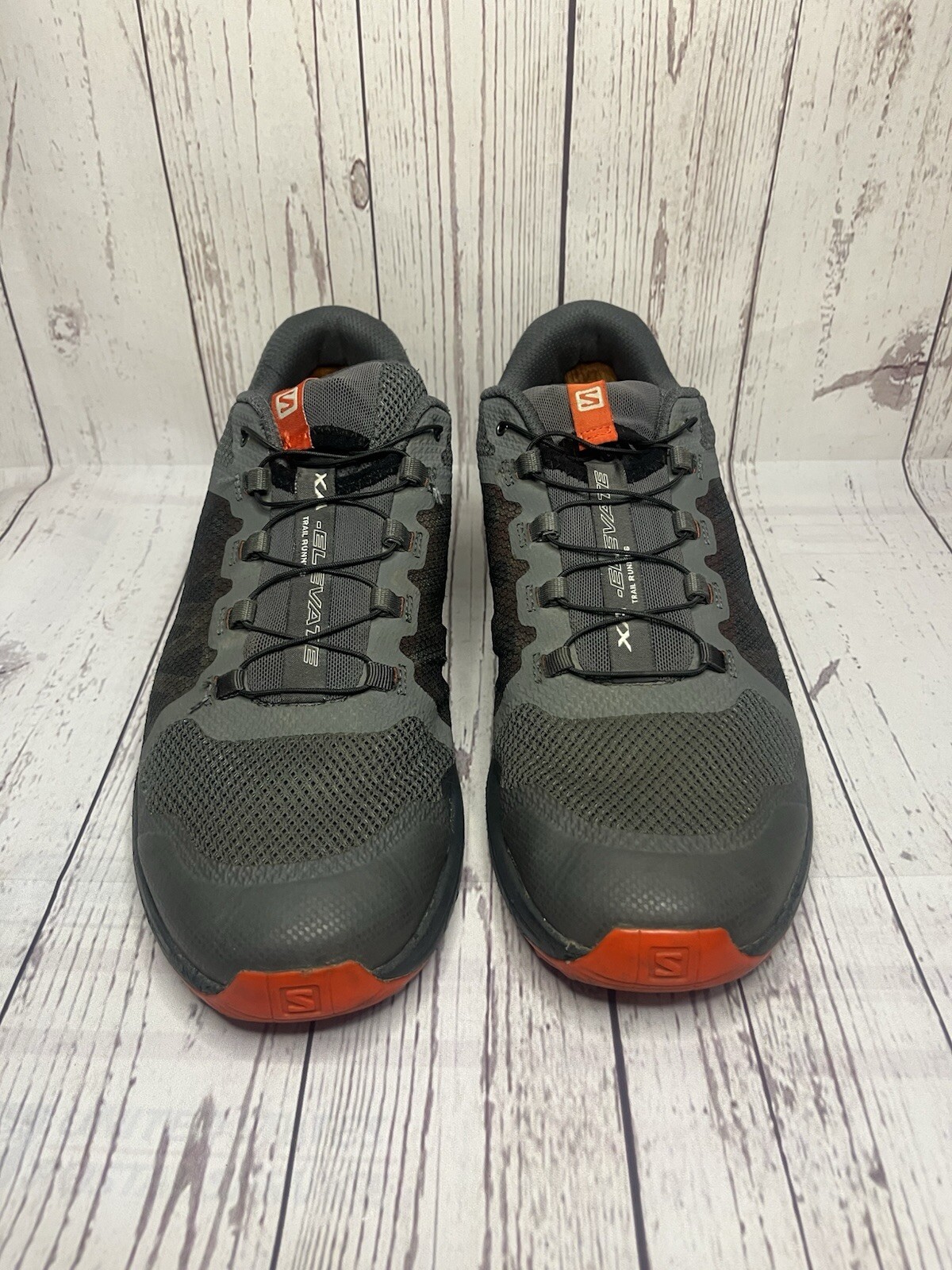 Scarpe da trail running Salomon XA Elevate grigio arancione da uomo taglia 13