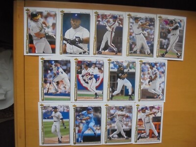 1992 UD Homerun heroes set 26 cards. 1991 UD silver Sluggers set 18 cards. WOOW.