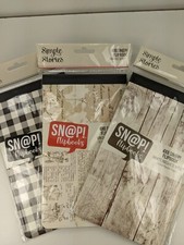 Simple Stories Sn p Flipbook 4"X6" set of three new