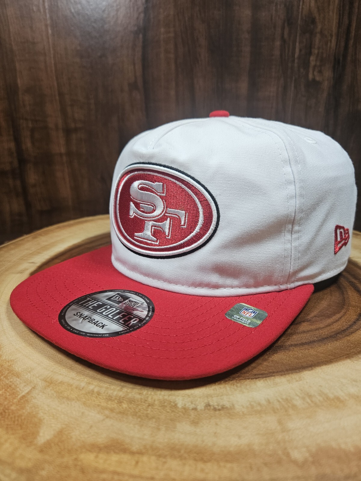 San Francisco 49ers New Era The Golfer SnapBack Adjustable Hat Cap NFL Football