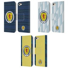 SCOTLAND NATIONAL FOOTBALL TEAM KITS LEATHER BOOK CASE FOR APPLE iPOD TOUCH MP3