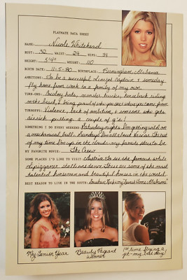 Playboy Magazine May 2004. Nicole Whitehead Playmate of Month. Centerfold