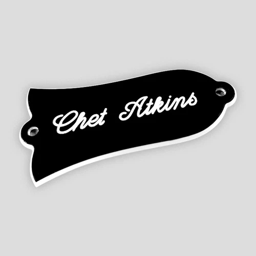 Guitar Parts Fits Gibson LP 'Chet Atkins' TRUSS ROD COVER PLATE , 2Ply Black