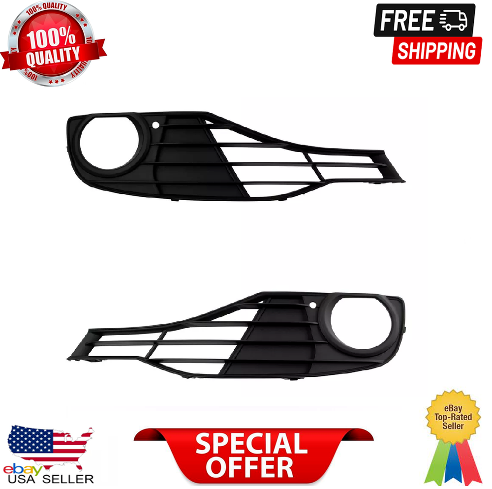 BMW 328i 12-15 Front Bumper Grille Fog Light Cover Left/Right