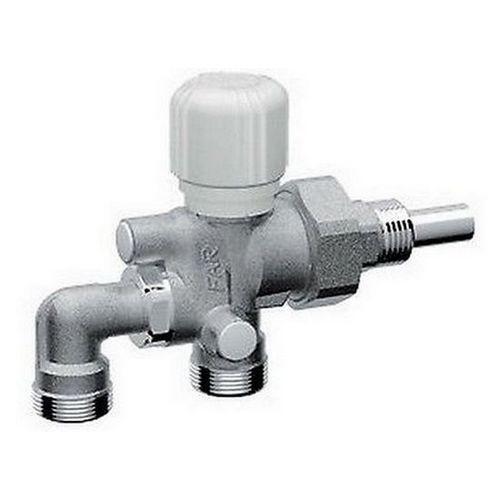 1425 3465 Valvola MONO-BITUBO termostatizzabile cromata interasse variabile FAR