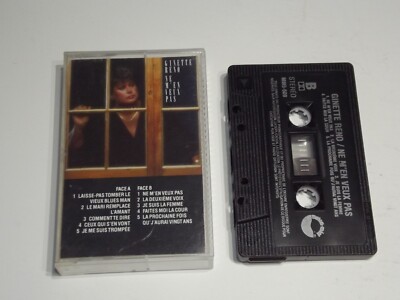 Ginette Reno ne M'en Veux Pas Cassette Tape