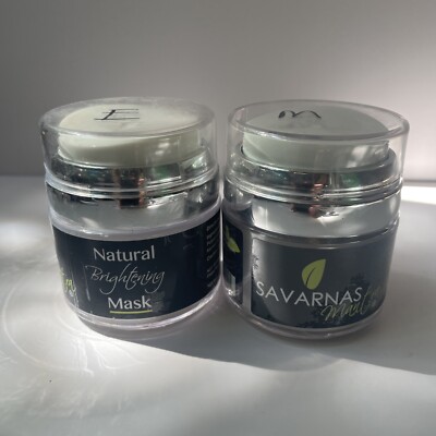 Savarnas Mantra Natural brightening Mask lot of 2 