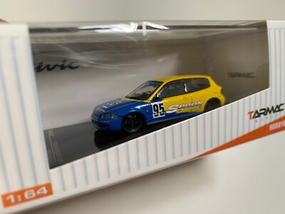 TARMAC Works 1/64 ホンダ スプーン シビック タイプR EK9 イエロー