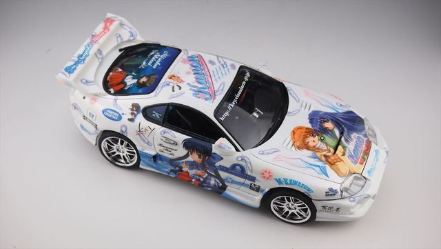 Rare Kit Aoshima 1/24 Itasha No.16 Kanon Veilside JZA80