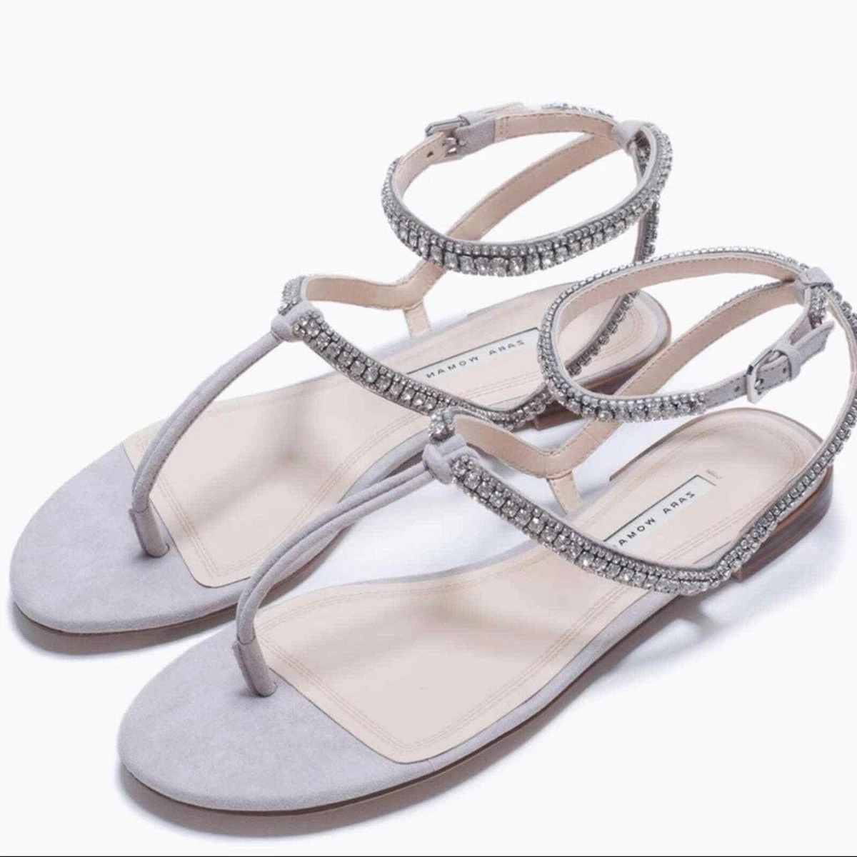 Zara jeweled deals sandals