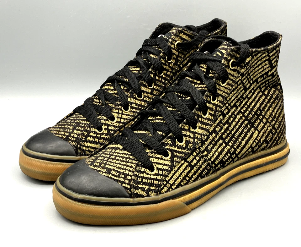 Zapato Deportivo Emerica Etnies Indicador Skateboarding Mujer Negro Dorado EE. UU. Talla 6.5 Foto 2 de 4