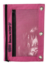 Pink Pencil Pouch for 3 Ring Binder