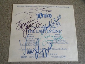 Ronnie James Dio Autograph | eBay