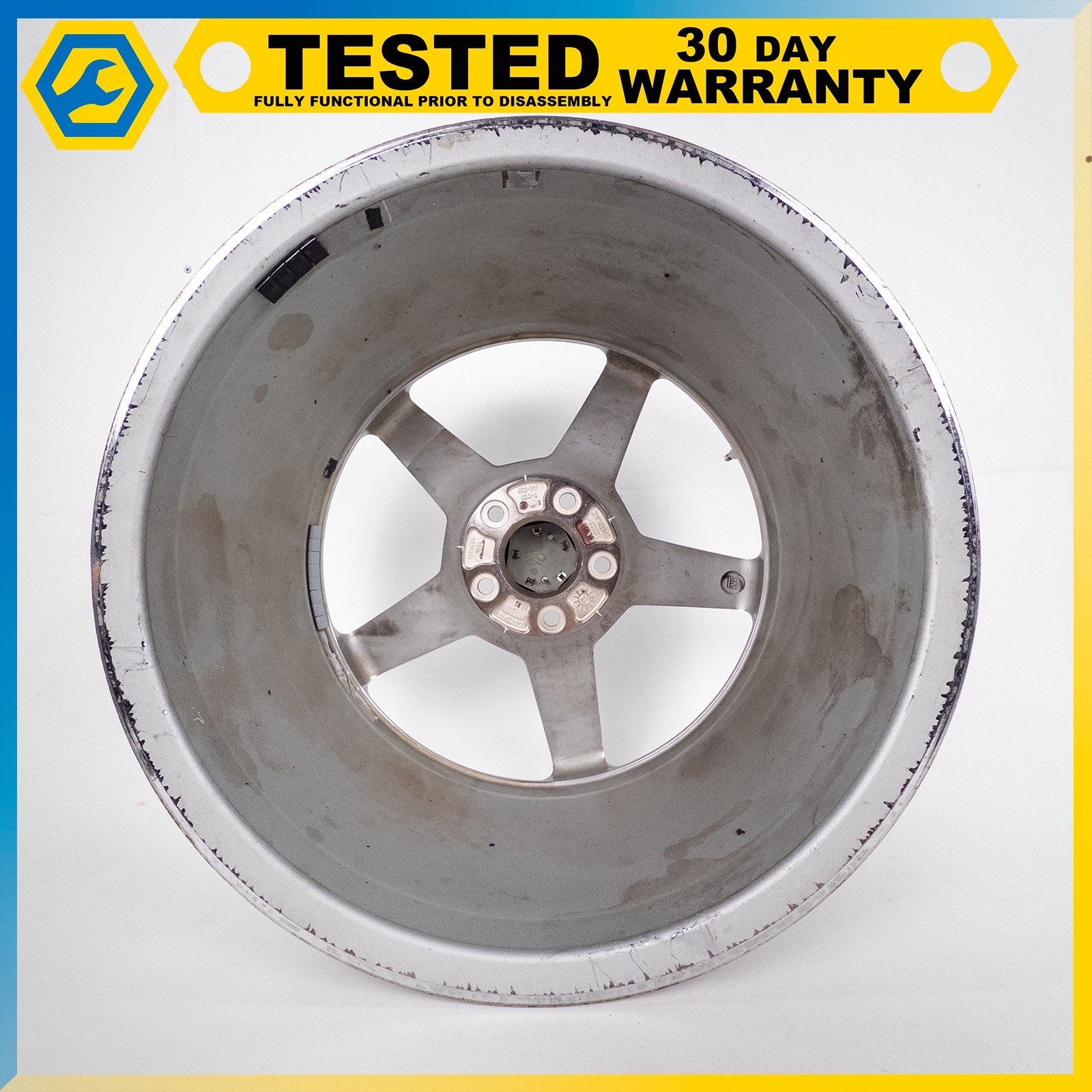 05-13 CHEVROLET CORVETTE C6 19X10J REAR WHEEL RIM POLISHED OEM