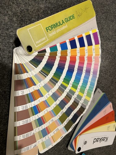 PANTONE Solid Uncoated 2007 for Digital Print Colors Swatches Konvolut Rare Vg