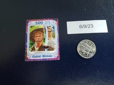 David Bowie English singer-songwriter 2016 Guine Bissau Stamp (e)