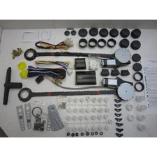 Universal 2 Door Electric Car Truck Power Window Conversion Kit Roll Up Switches