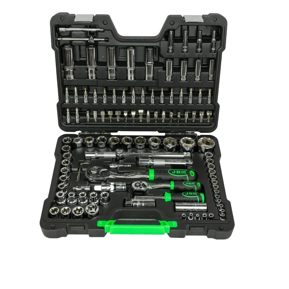 Set Chiavi a Bussola 108 Pezzi Professionale: Valigetta Meccanica in CR-V