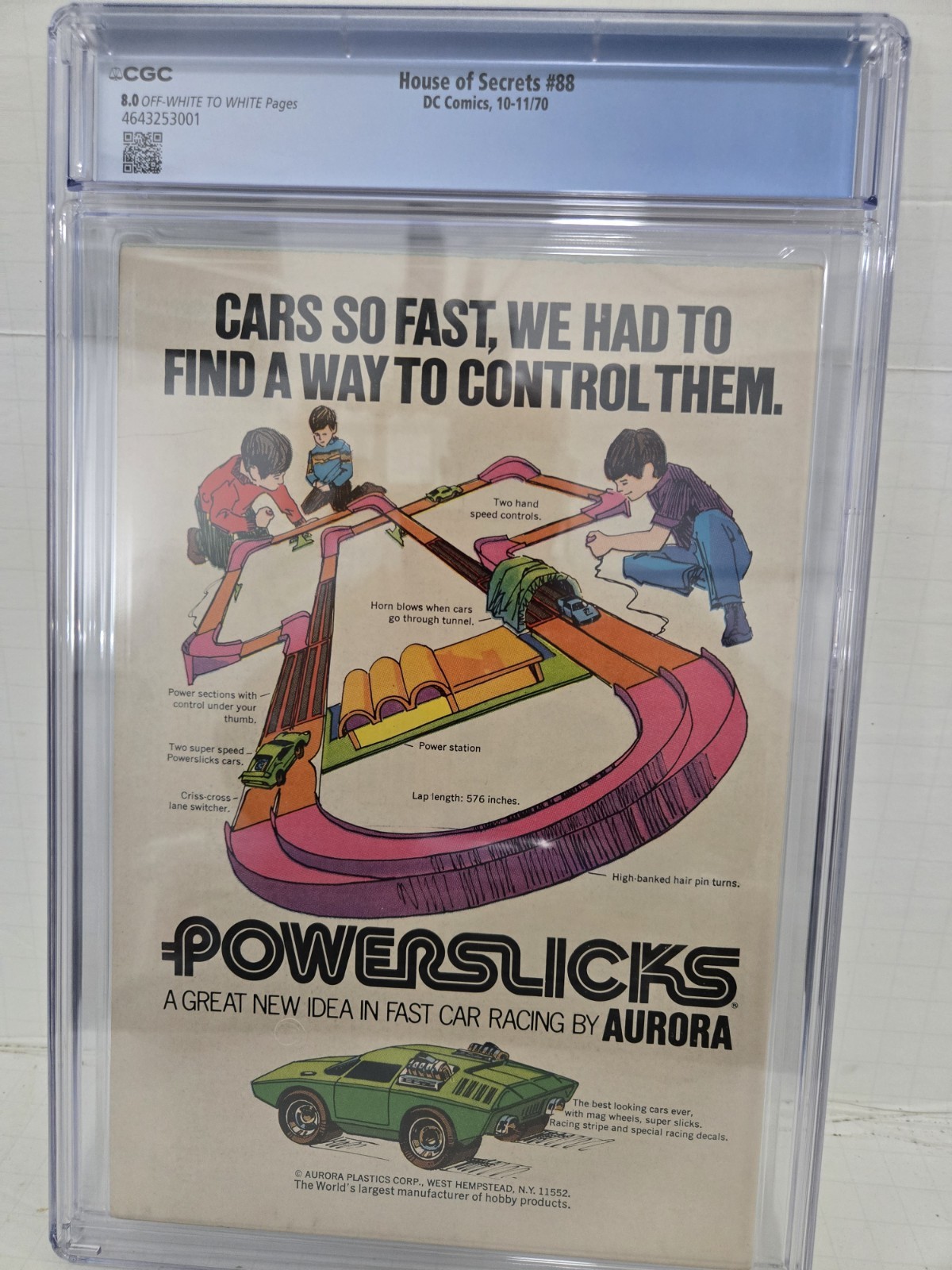 House Of Secrets #88 Classic Neal Adams Cover CGC 8.0 First DC HOS Bat Logo