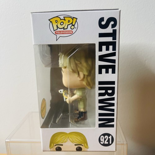 Figurine Pop Australia zoo #921 pas cher : Steve Irwin avec tortue [CHASE