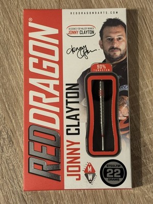 Red Dragon Jonny Clayton 22g Steeldart 1.0 Gen.1 Dartpfeile Neu OVP