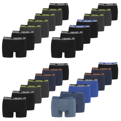 HEAD Herren Boxershorts, 7er Pack - Basic Boxer Trunks ECOM, Cotton Stretch